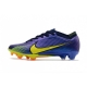 Nike Zoom Mercurial Vapor 15 Elite Firm Ground Purple Yellow Football Boots