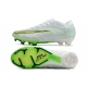 Nike Zoom Mercurial Vapor 15 Elite Firm Ground White Green Football Boots