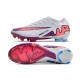 Nike Zoom Mercurial Vapor 15 Elite Firm Ground White Pink Blue Football Boots