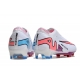 Nike Zoom Mercurial Vapor 15 Elite Firm Ground White Pink Blue Football Boots