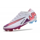Nike Zoom Mercurial Vapor 15 Elite Firm Ground White Pink Blue Football Boots