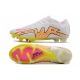 Nike Zoom Mercurial Vapor 15 Elite Firm Ground White Pink Yellow Football Boots