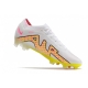 Nike Zoom Mercurial Vapor 15 Elite Firm Ground White Pink Yellow Football Boots