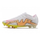 Nike Zoom Mercurial Vapor 15 Elite Firm Ground White Pink Yellow Football Boots