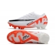 Nike Zoom Mercurial Vapor 15 Elite Firm Ground White Red Black Football Boots