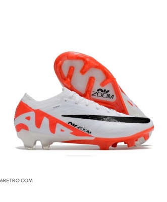 Nike Zoom Mercurial Vapor 15 Elite Firm Ground White Red Black Football Boots