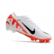 Nike Zoom Mercurial Vapor 15 Elite Firm Ground White Red Black Football Boots