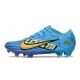 Nike Zoom Mercurial Vapor 15 Elite Firm Ground X Mbappe Baltic Blue White Football Boots