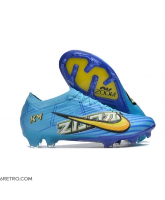 Nike Zoom Mercurial Vapor 15 Elite Firm Ground X Mbappe Baltic Blue White Football Boots