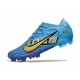 Nike Zoom Mercurial Vapor 15 Elite Firm Ground X Mbappe Baltic Blue White Football Boots