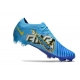 Nike Zoom Mercurial Vapor 15 Elite Firm Ground X Mbappe Baltic Blue White Football Boots