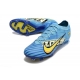 Nike Zoom Mercurial Vapor 15 Elite Firm Ground X Mbappe Baltic Dark Blue White Football Boots