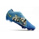 Nike Zoom Mercurial Vapor 15 Elite Firm Ground X Mbappe Baltic Dark Blue White Football Boots