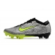 Nike Zoom Mercurial Vapor 15 Elite XXV Firm Ground Metallic Silver Volt Black Football Boots