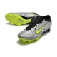 Nike Zoom Mercurial Vapor 15 Elite XXV Firm Ground Metallic Silver Volt Black Football Boots
