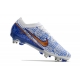 Nike Zoom Mercurial Vapor XV Elite SG White Blue Gold Football Boots