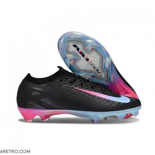 Nike Zoom Mercurial Vapor XVI Elite Firm Ground Black Pink Blue Football Boots Nike Zoom Mercurial Vapor XVI Elite Firm Ground Black Pink Blue Football Boots