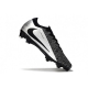 Nike Zoom Mercurial Vapor XVI Elite Firm Ground Black Silver Football Boots