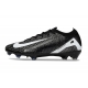 Nike Zoom Mercurial Vapor XVI Elite Firm Ground Black White Football Boots