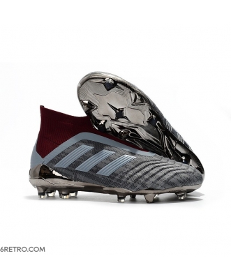 Paul Pogba Adidas PP Predator 18+ Firm Ground Iron Metallic Football Boots