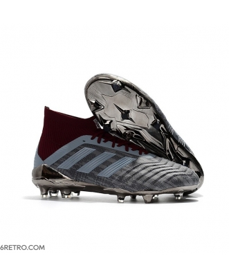 Paul Pogba Adidas PP Predator 18.1 Firm Ground Iron Metallic Football Boots
