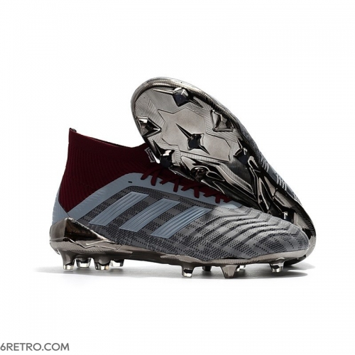 Paul Pogba Adidas PP Predator 18.1 Firm Ground Iron Metallic Football Boots Paul Pogba Adidas PP Predator 18.1 Firm Ground Iron Metallic Football Boots