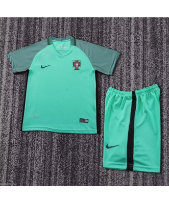 Portugal Retro Away Shirt Kids 2016