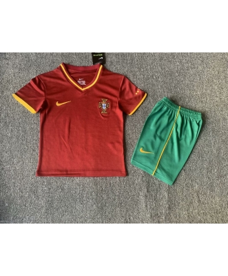 Portugal Retro Home Shirt Kids 2000