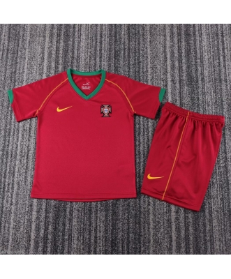 Portugal Retro Home Shirt Kids 2006
