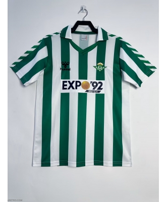 Real Betis Retro Home Shirt Men 88-89