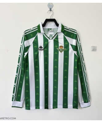 Real Betis Retro Home Shirt Men 95-97 Long sleeve