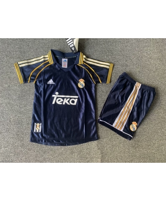 Real Madrid Retro Away Shirt Kids 98-00