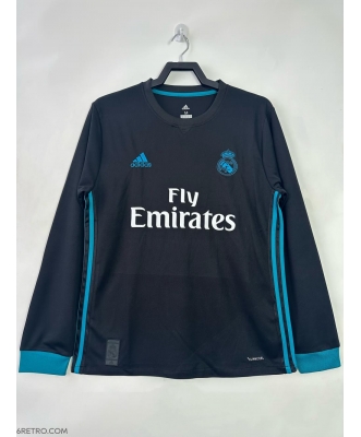 Real Madrid Retro Away Shirt Men 17-18 Long sleeve