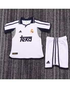Real Madrid Retro Home Shirt Kids 00-01