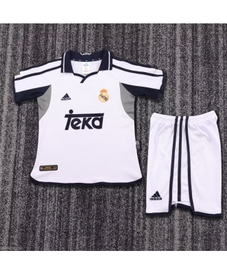 Real Madrid Retro Home Shirt Kids 00-01