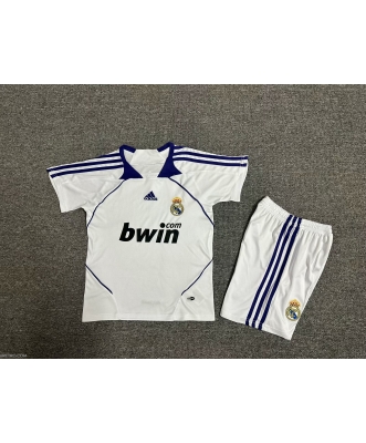 Real Madrid Retro Home Shirt Kids 07-08