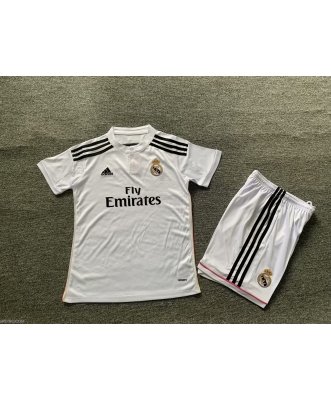 Real Madrid Retro Home Shirt Kids 14-15