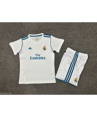 Real Madrid Retro Home Shirt Kids 17-18