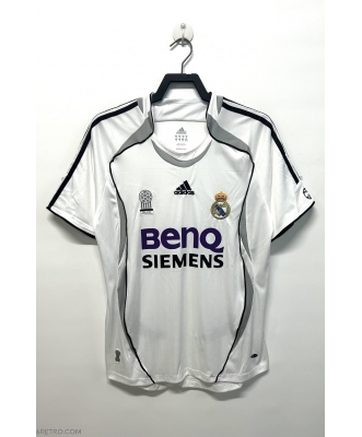 Real Madrid Retro Home Shirt Men 06-07