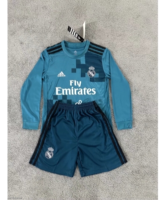 Real Madrid Retro Third Shirt Kids 17-18 Long sleeve