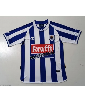 Real Sociedad Retro Home Shirt Men 02-03