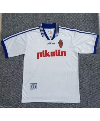 Real Zaragoza Retro Home Shirt Men 97-99