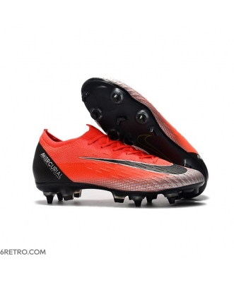 Ronaldo Nike Mercurial Vapor XII Elite Anti-Clog SG-Pro Crimson Black Football Boots