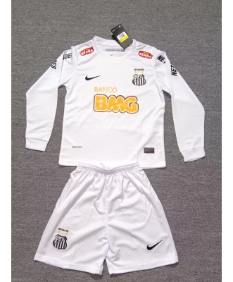 Sampdoria Retro Home Shirt Kids 12-13 Long sleeve