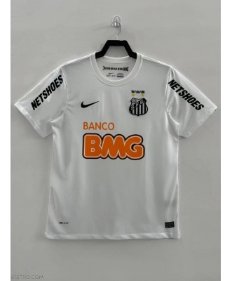 Santos Retro Home Shirt Men 12-13(Shoulderless Advertisement)