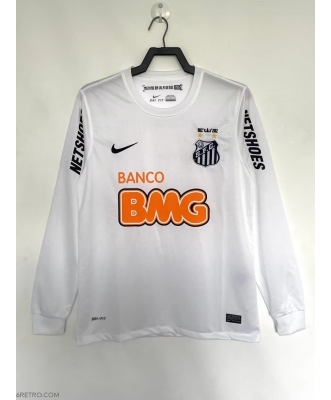 Santos Retro Home Shirt Men 12-13 Long sleeve