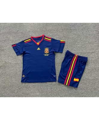 Spain Retro Away Shirt Kids 2010