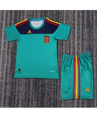 Spain Retro Goalkeeper Shirt Kids 2010