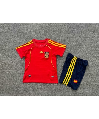 Spain Retro Home Shirt Kids 2008