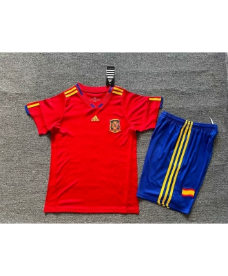 Spain Retro Home Shirt Kids 2010